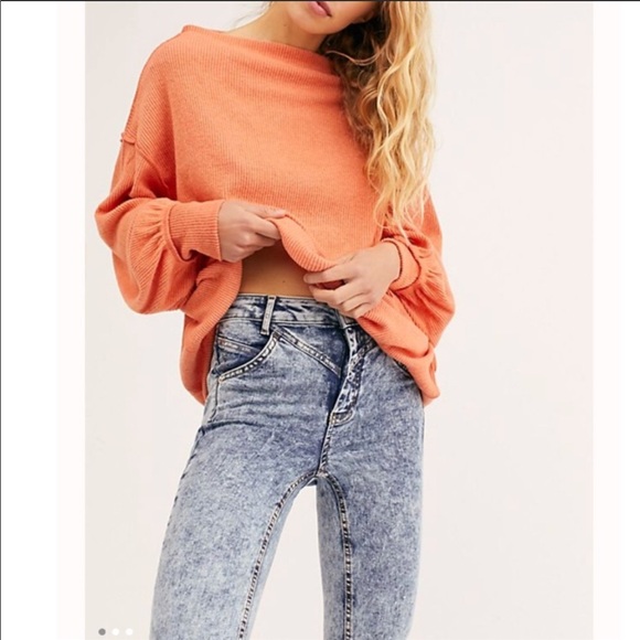 Free People Sweaters - We the free main squeeze Hacci top